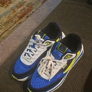 Fila Blue and White Athletic Shoes for Performance